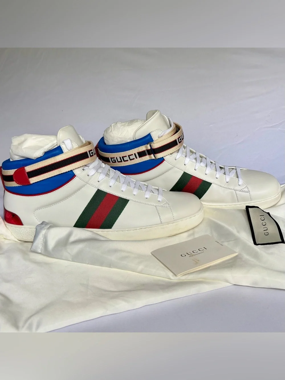 Gucci Ace Stripe High-Top White